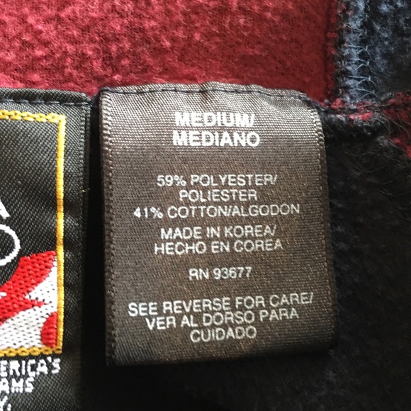 [USA-OLYMPIC]Two Tone Textured Drawstring Hoodie M - Picture 6 of 6